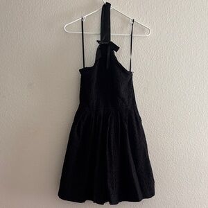 Rodarte for Target Black Lace Halter Dress